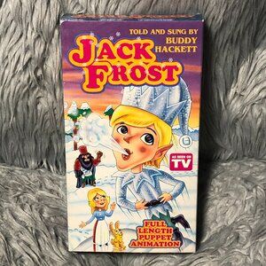 Jack Frost VHS Tape 1991 Buddy Hackett Puppet Animation
